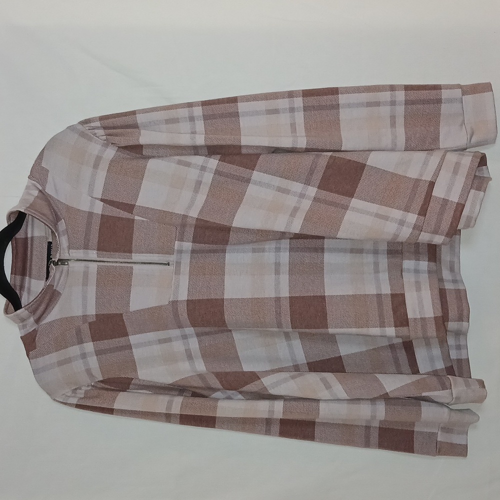 fred david‎ 1/4 zipper pullover blouse Size 2X